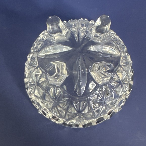 Vintage Hofbauer Byrdes Collection Lead Crystal Covered Dish Bowl Etched Birds - Picture 5 of 6